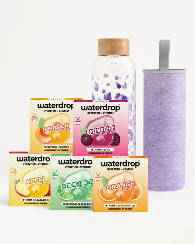 Waterdrop 30 Days Starter Set Glas-Microdrinks