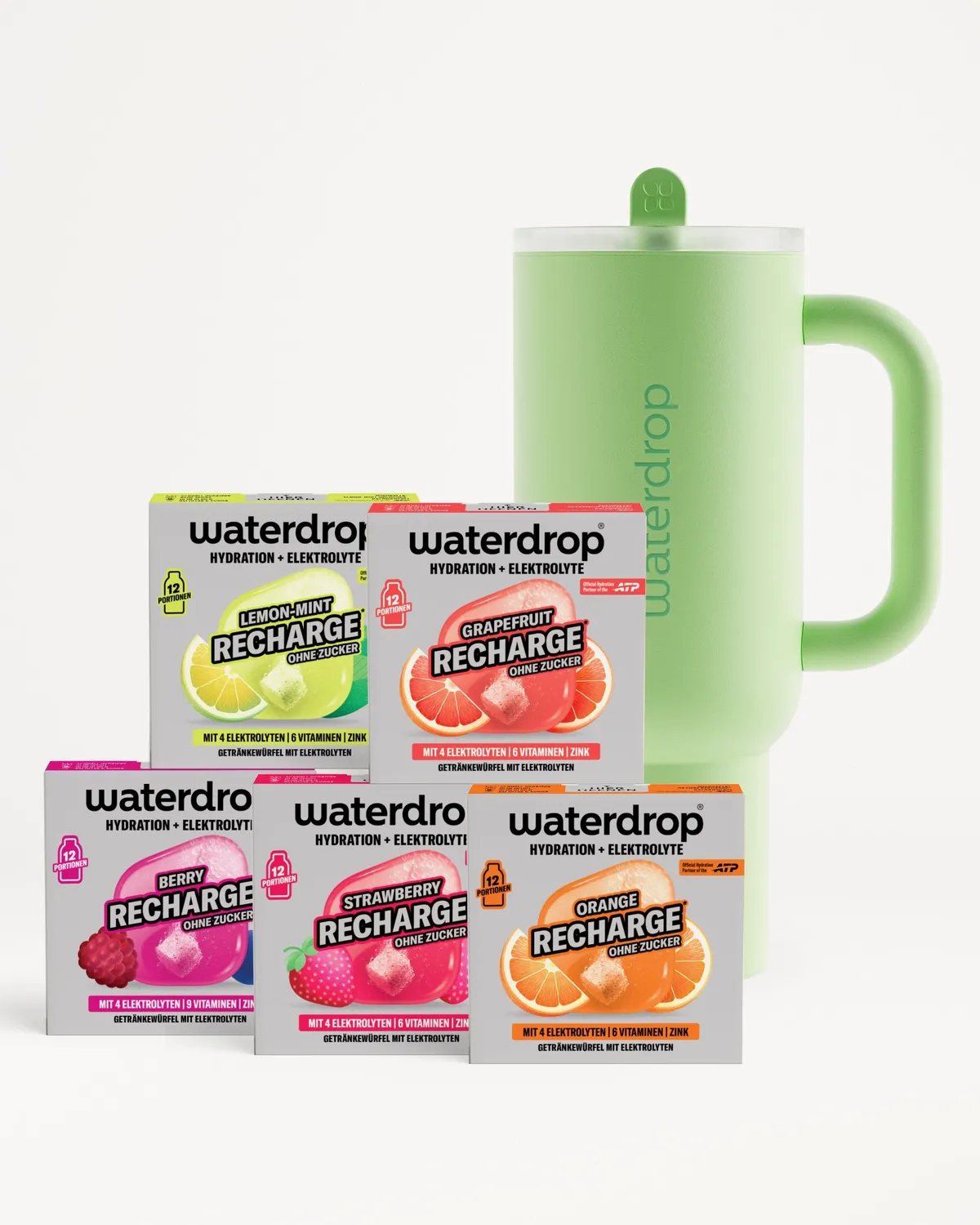 Waterdrop Elektrolyt Starter-Set Explorer Thermo Tumbler
