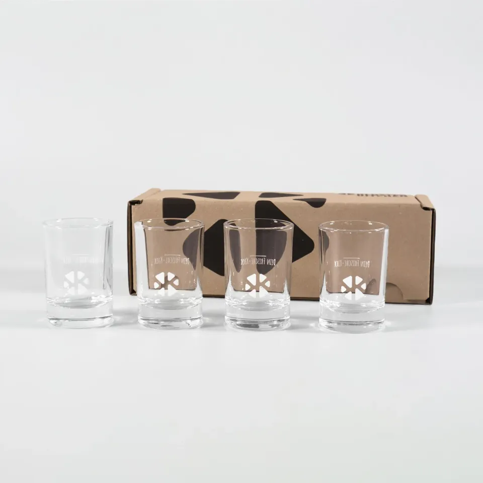 Klosterkitchen Shot Gläser 4er-Pack 30ml Echtglas