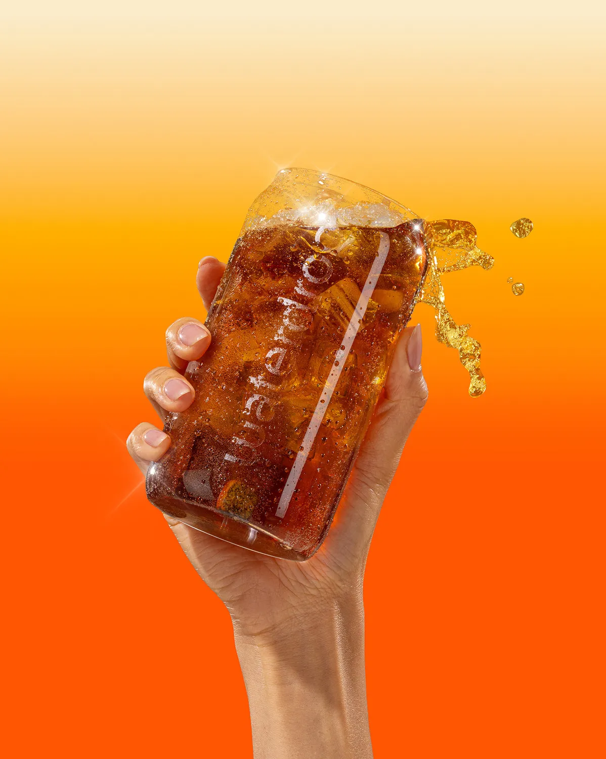 Waterdrop COLA Glass Can Trinkglas Borosilikat