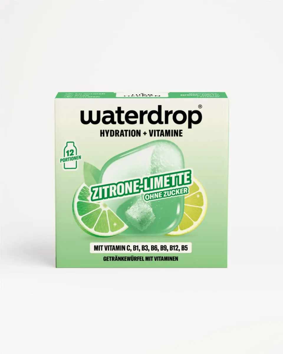 Waterdrop ZITRONE-LIMETTE Microdrink Würfel 12er Pack zuckerfrei
