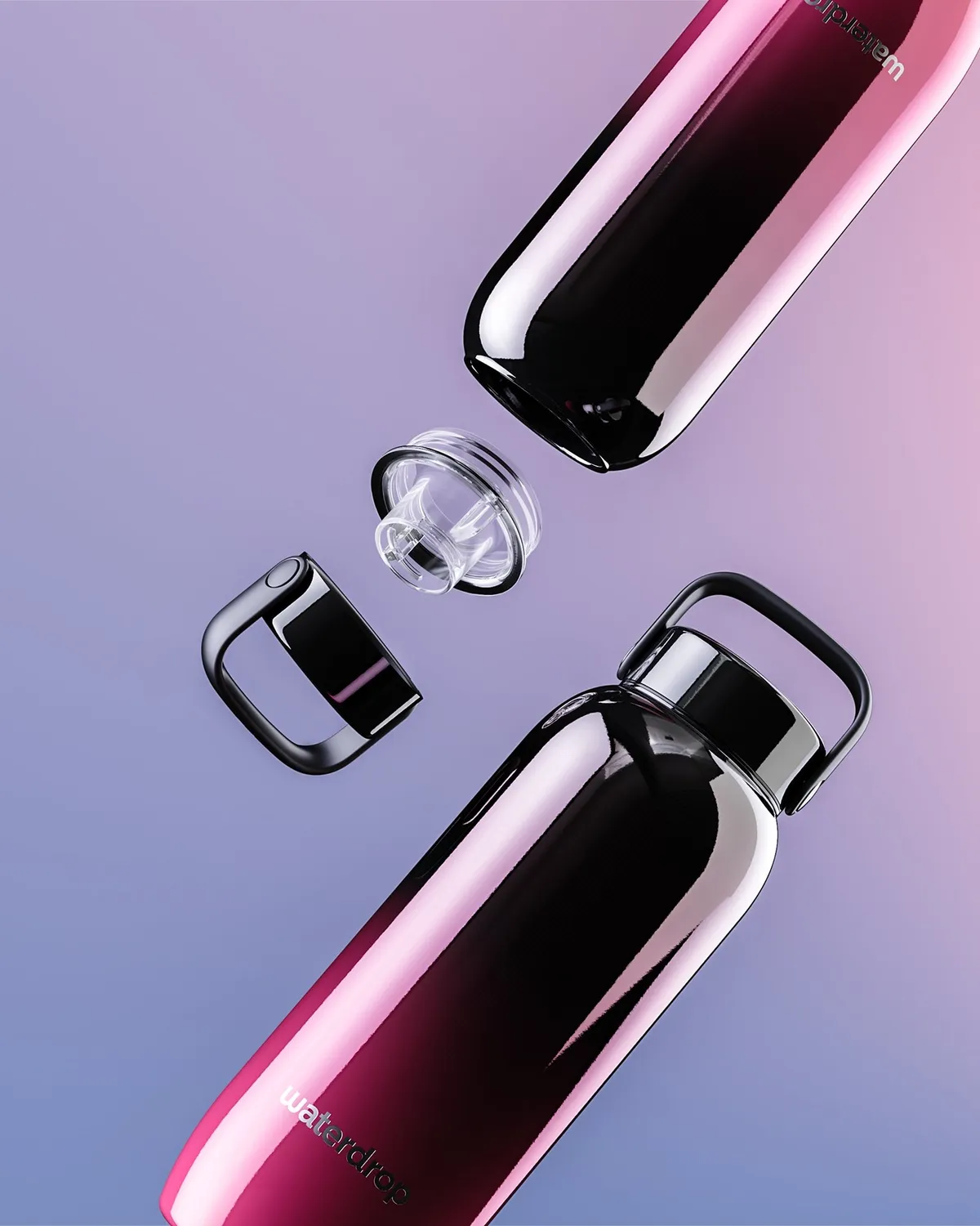 Waterdrop Ombre Bottle Set Thermoflasche