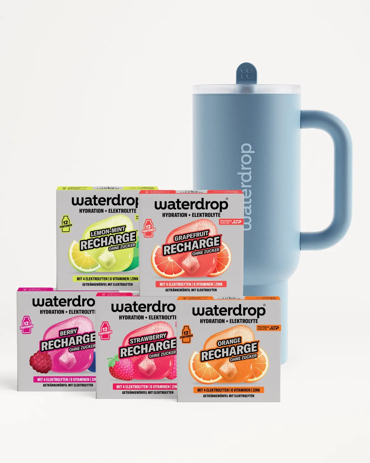 Waterdrop Elektrolyt Starter-Set Explorer Thermo Tumbler