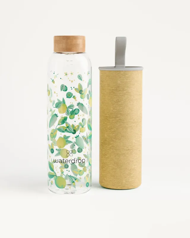 Waterdrop Free Glass Bottle ZEN Glasflasche klar