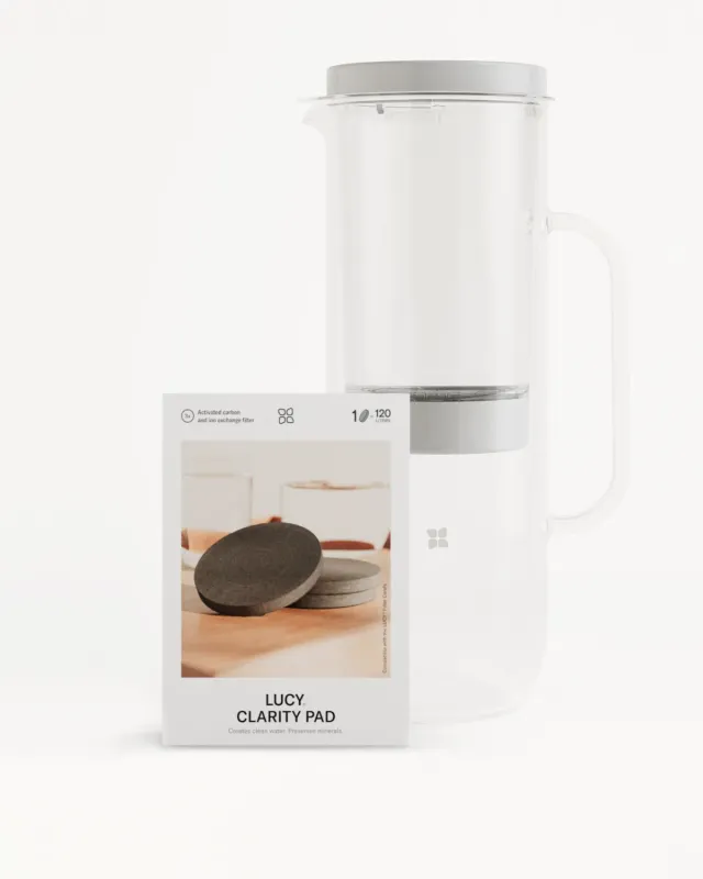 Waterdrop LUCY Filter Carafe Refill Set Karaffe mit 4 Pads