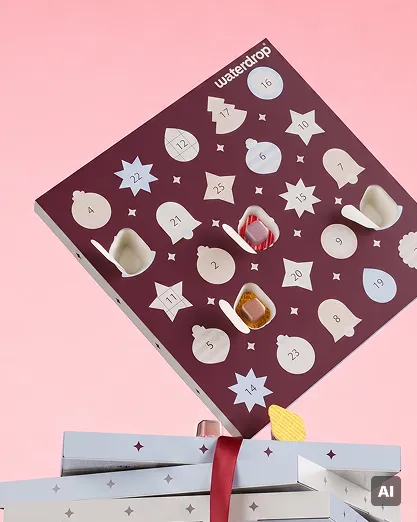Waterdrop Adventskalender Twin Pack Microdrink 50 Türchen zuckerfrei