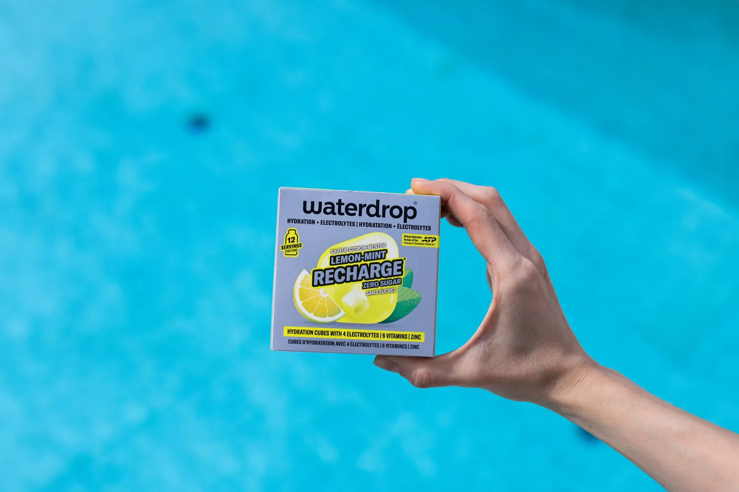 Waterdrop Microdrink Lemon-Mint Recharge Elektrolytgetränk 12er Pack